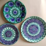 Large vintage Robert Picault Vallauris dish presentation plate