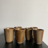 Set of 6 timpani in digoin sandstone