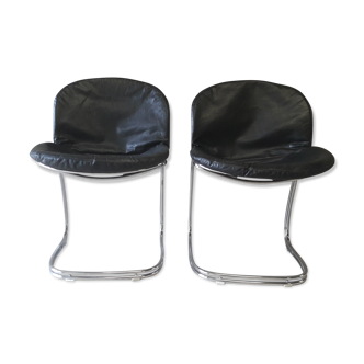 Pair of chairs Gastone Rinaldi Sabrina