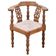 Vintage Danish Oak Corner Chair, 1940s