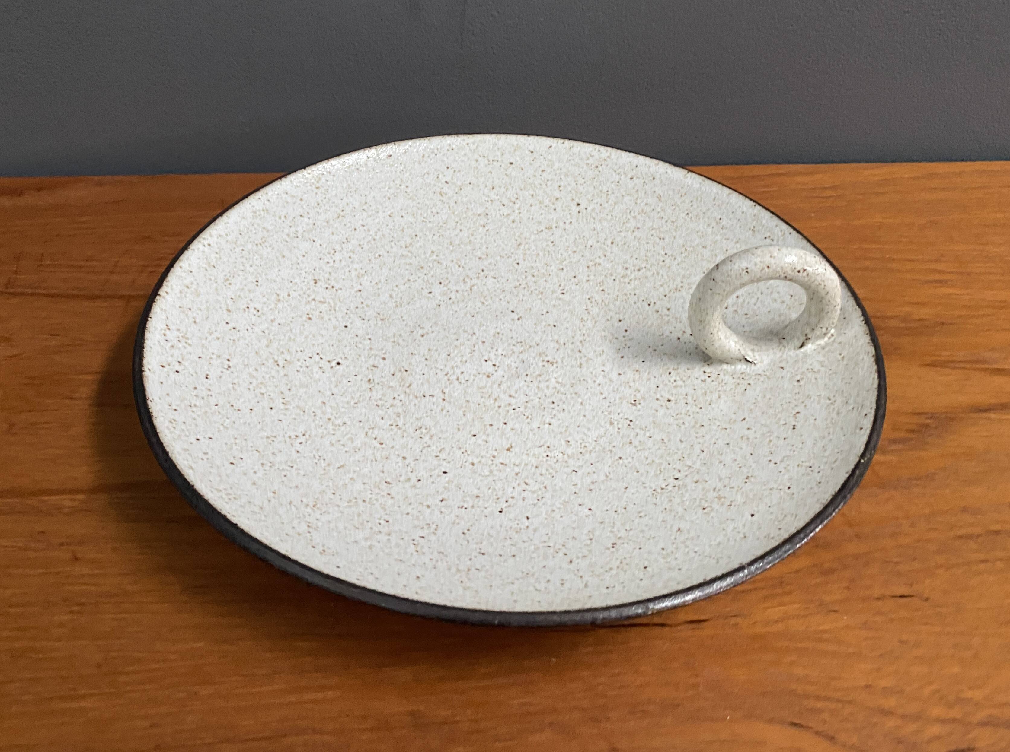 Ceramic serving tray by Zaalberg 1960s