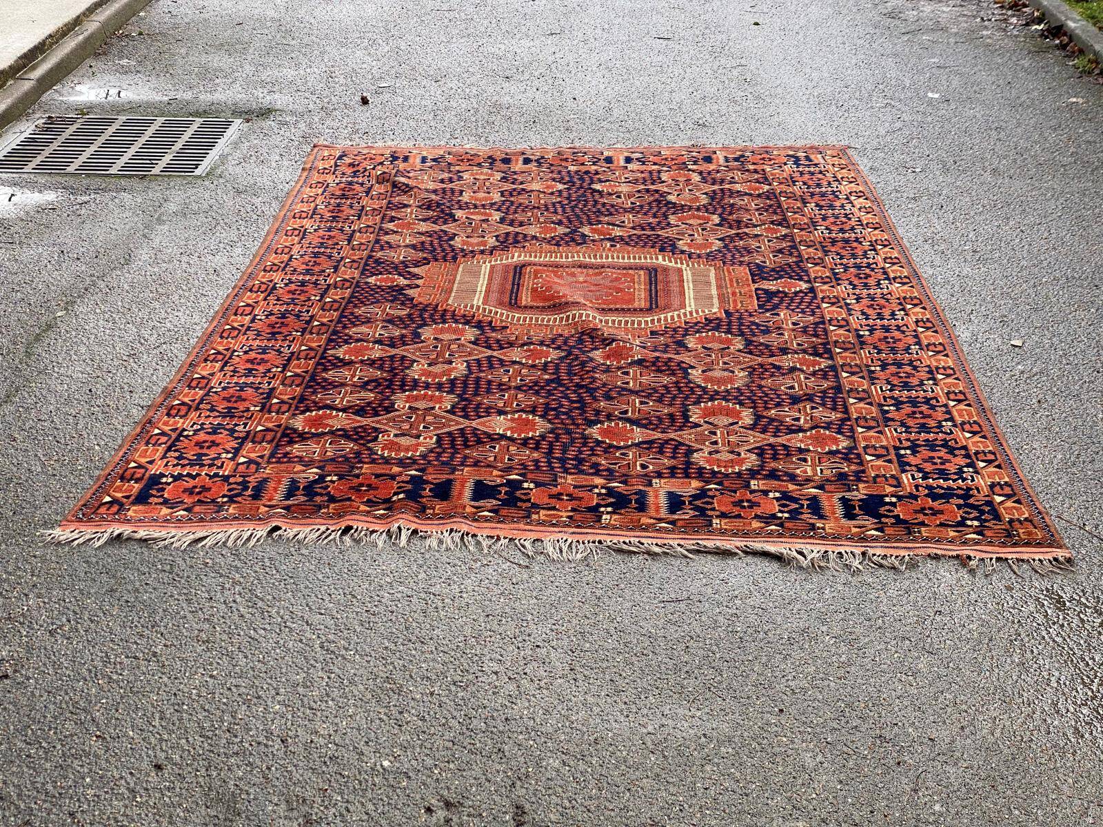 Turkmen Persian carpet 200x300cm