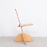 Lundi-sit adjustable wooden chairs, Lundia 1980s