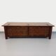 Low brutalist enfilade by Georges Robert in dark pine from the 1960s.