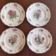 4 assiettes plates "Réverbère fin" KG Lunéville
