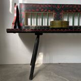 Moldavian bench 1968 polychrome