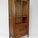 Art Deco walnut display cabinet, France, Circa 1920