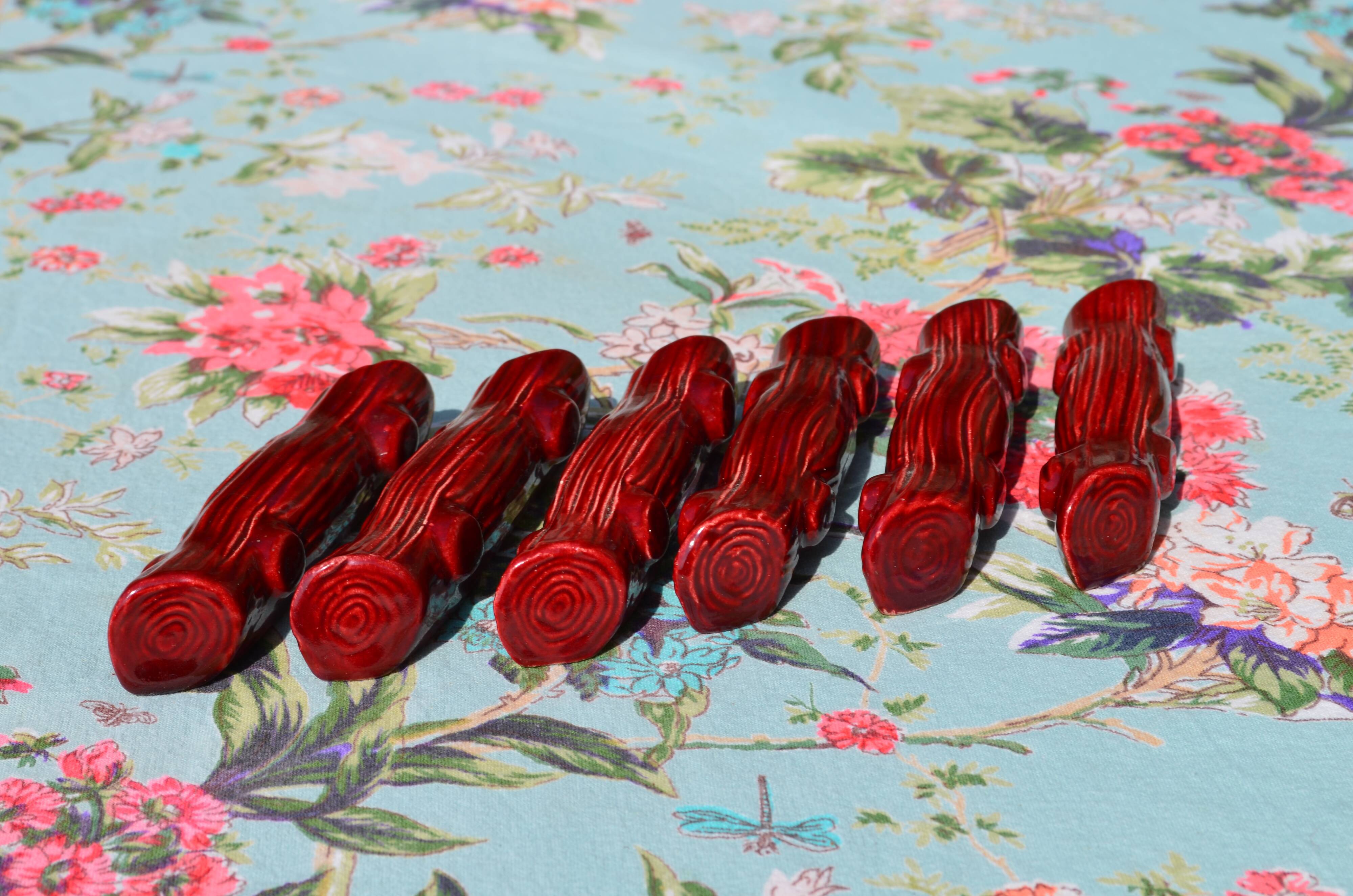 Set of 6 knife holders