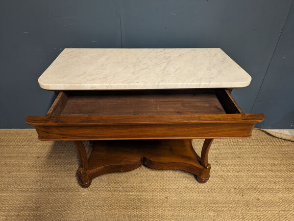 Console en acajou d'époque Louis Philippe