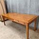 Vintage solid wood farm table