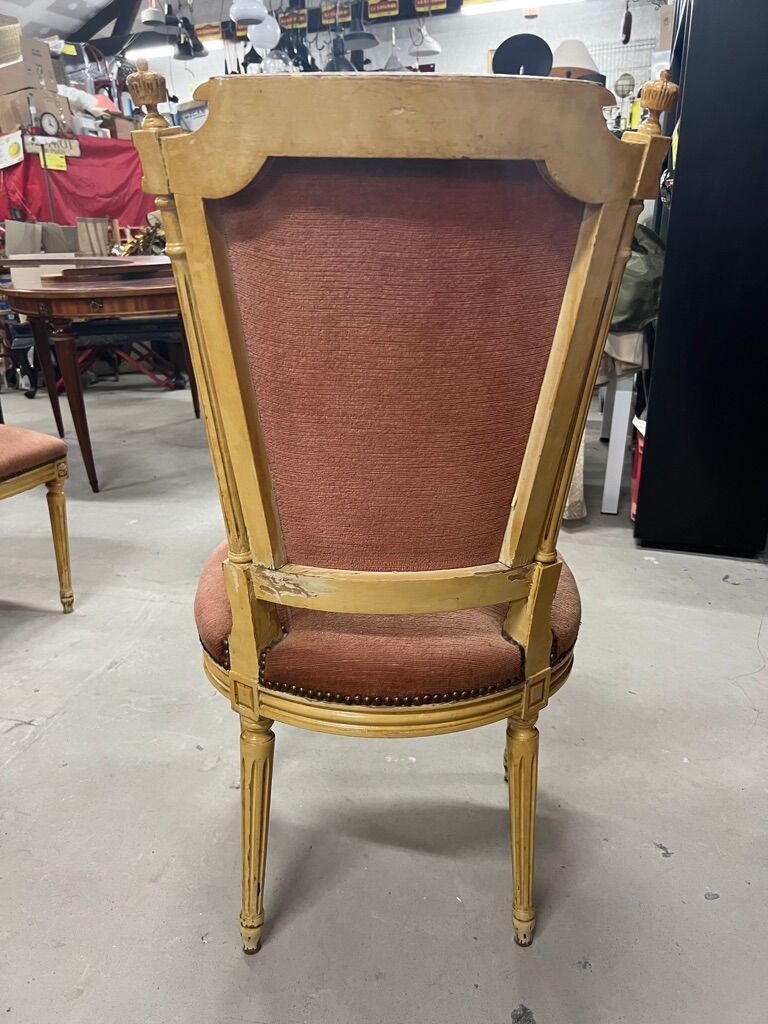 Set of 2 armchairs & 4 velvet chairs