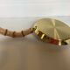 Grasoli Germany bamboo brass pocket emptier