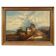 Paysage animé, huile sur toile XIXe