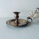 Bougeoir ancien en bronze