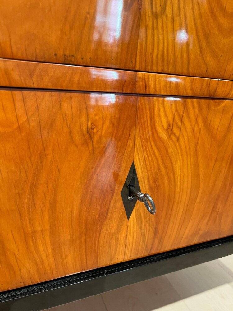 Biedermeier Secretary in Cherry Veneer, 1820s
