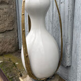 Porcelain and bronze vase