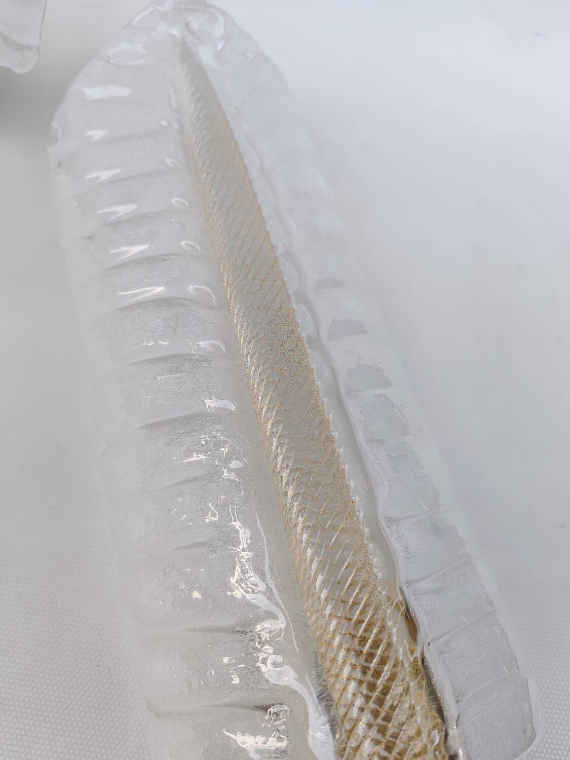 Pair of Murano glass wall sconces by Barovier and Toso.