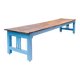 Very long vintage French wooden cloister table