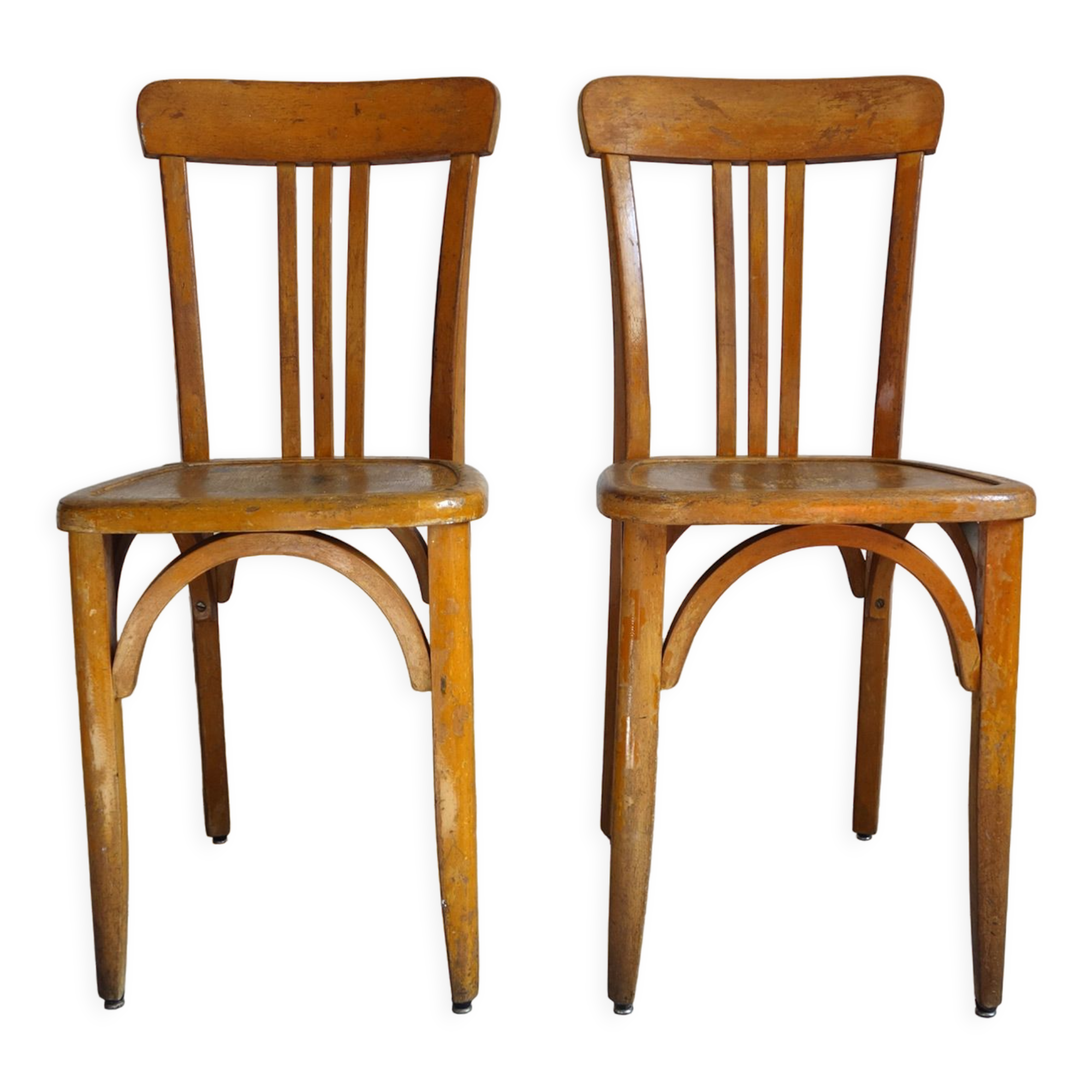 Pair of bistro chairs Stella 50s