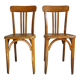 Pair of bistro chairs Stella 50s