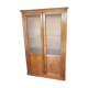 Cabinet old type pharmacy two wooden doors granitées