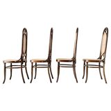 Chaises Thonet, modèle 207, ensemble de quatre