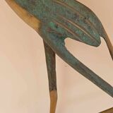 Sculpture oiseau en bronze