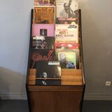 Vintage storage furniture, presentation counter