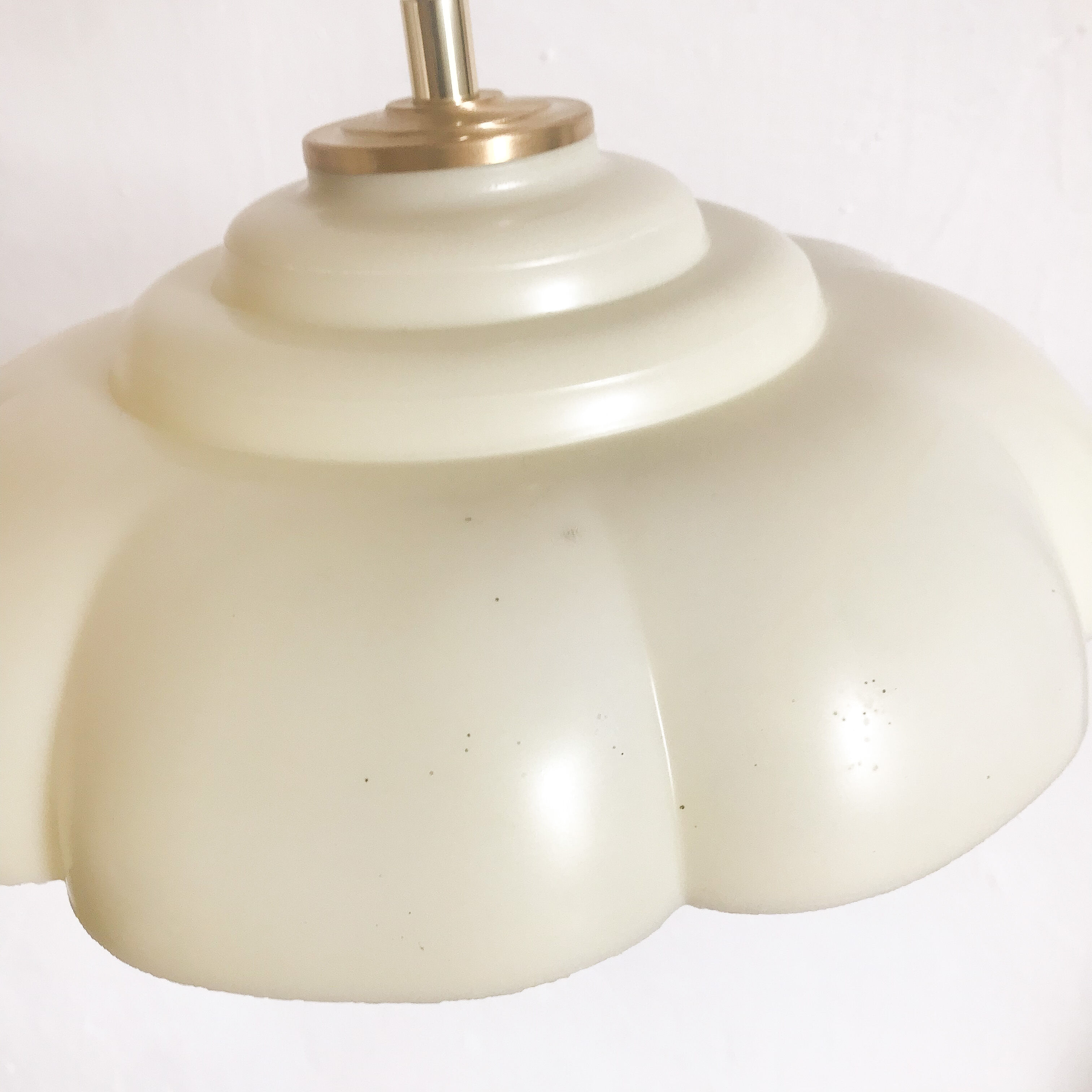 Suspension lampshade vintage plastic