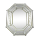 Venetian mirror in colorless Murano glass circa 1920