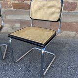 Paire de chaises Cesca B32 de Marcel Breuer Cesca B32 italie 1980