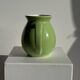 90s white and green ceramic carafe H17 D11