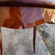 Table basse style Louis XV en bois de rose