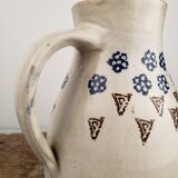 Handmade terracotta pitcher