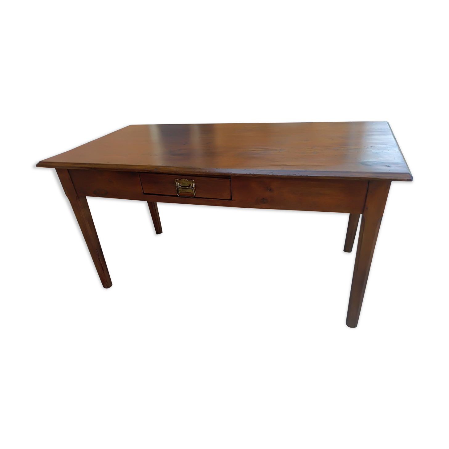 Vintage 1920s wooden farm table