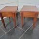 Paire de tables de chevet scandinave en teck des années 60