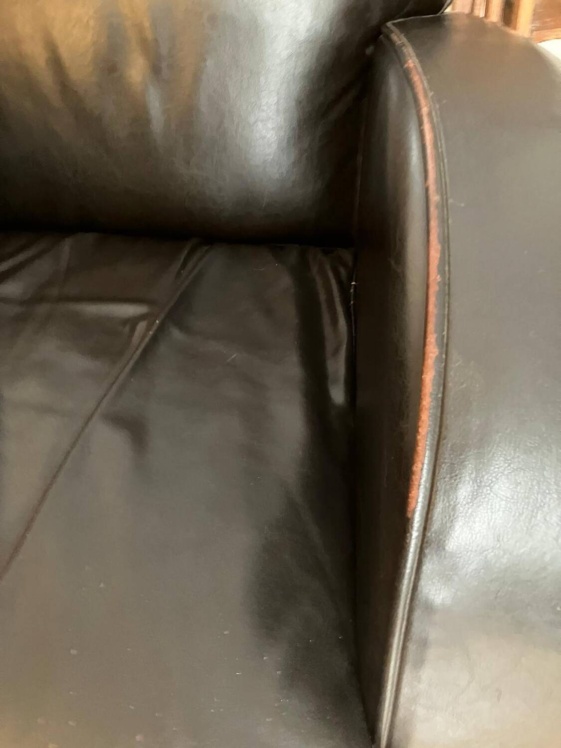 Fauteuil club en cuir