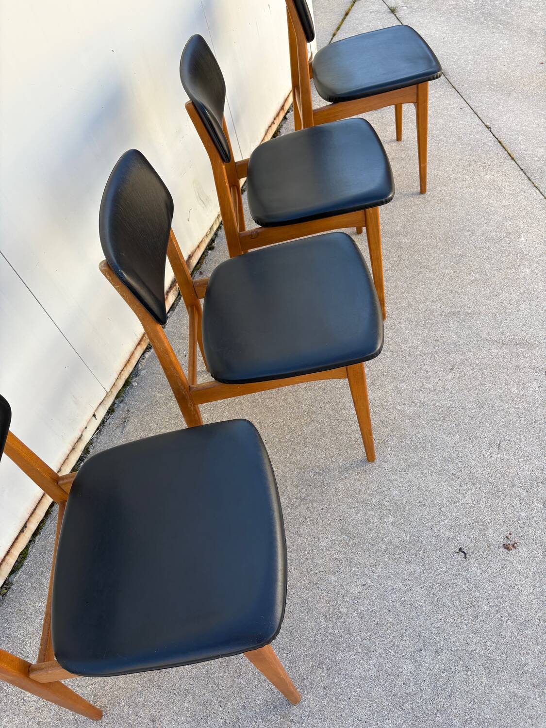 4 chaises vintage