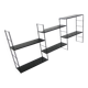 Vintage modular wall rack, wall unit, 1960s