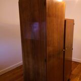 Asymmetrical wardrobe in art deco style