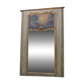 Louis XV style mirror and overmantel mirror