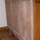 Antique two-body buffet in carved wood - marble top - very good condition