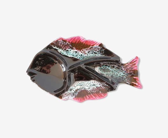 Plat poisson vintage Vallauris