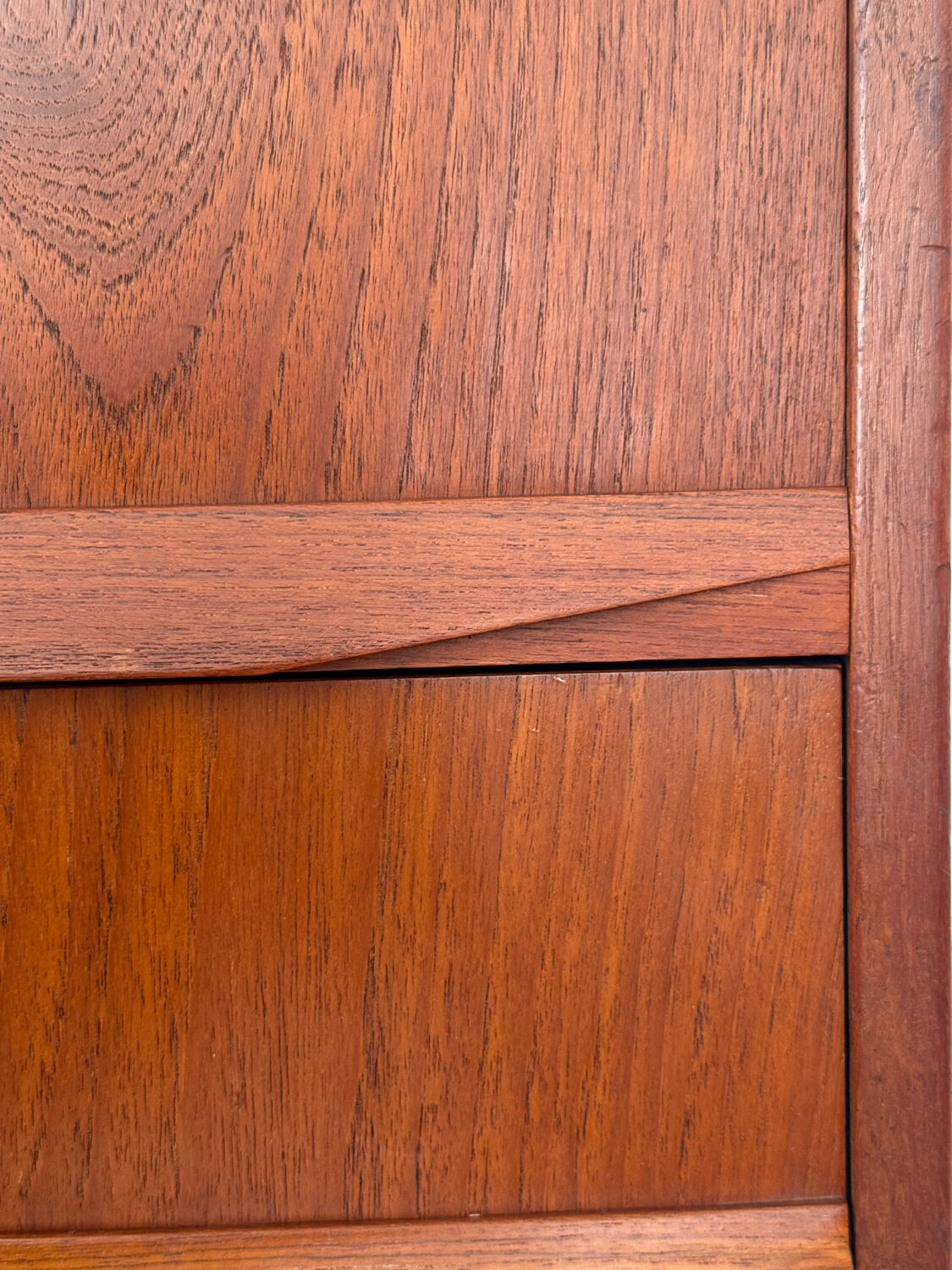 Scandinavian mid-century teak chest of drawers