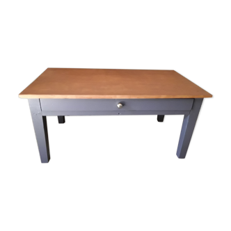 Table basse de salon ancienne relookée
