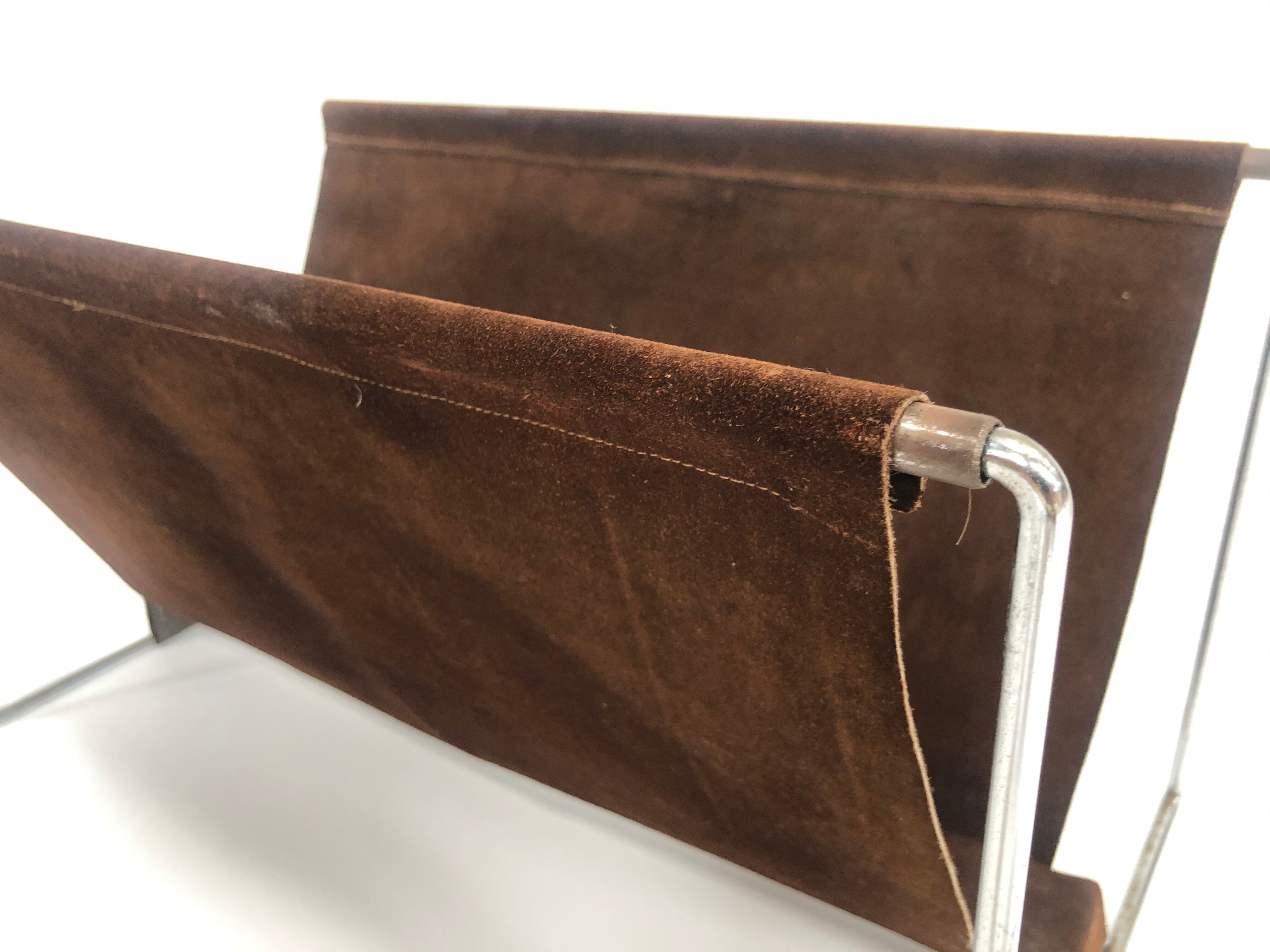 Porte magazines en métal, 60/70 design Pays-Bas