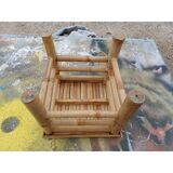 Vintage bamboo coffee table