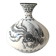 Vase Sia Home Fashion. Celestial Sphere design. Decor with birds/Chimeras.