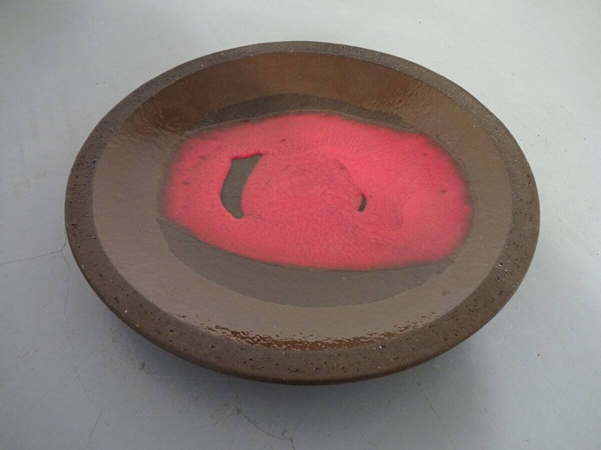 Danish ceramic dish from Lehmann, 1970s