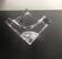 Beautiful daum crystal ashtray from the cubic collection